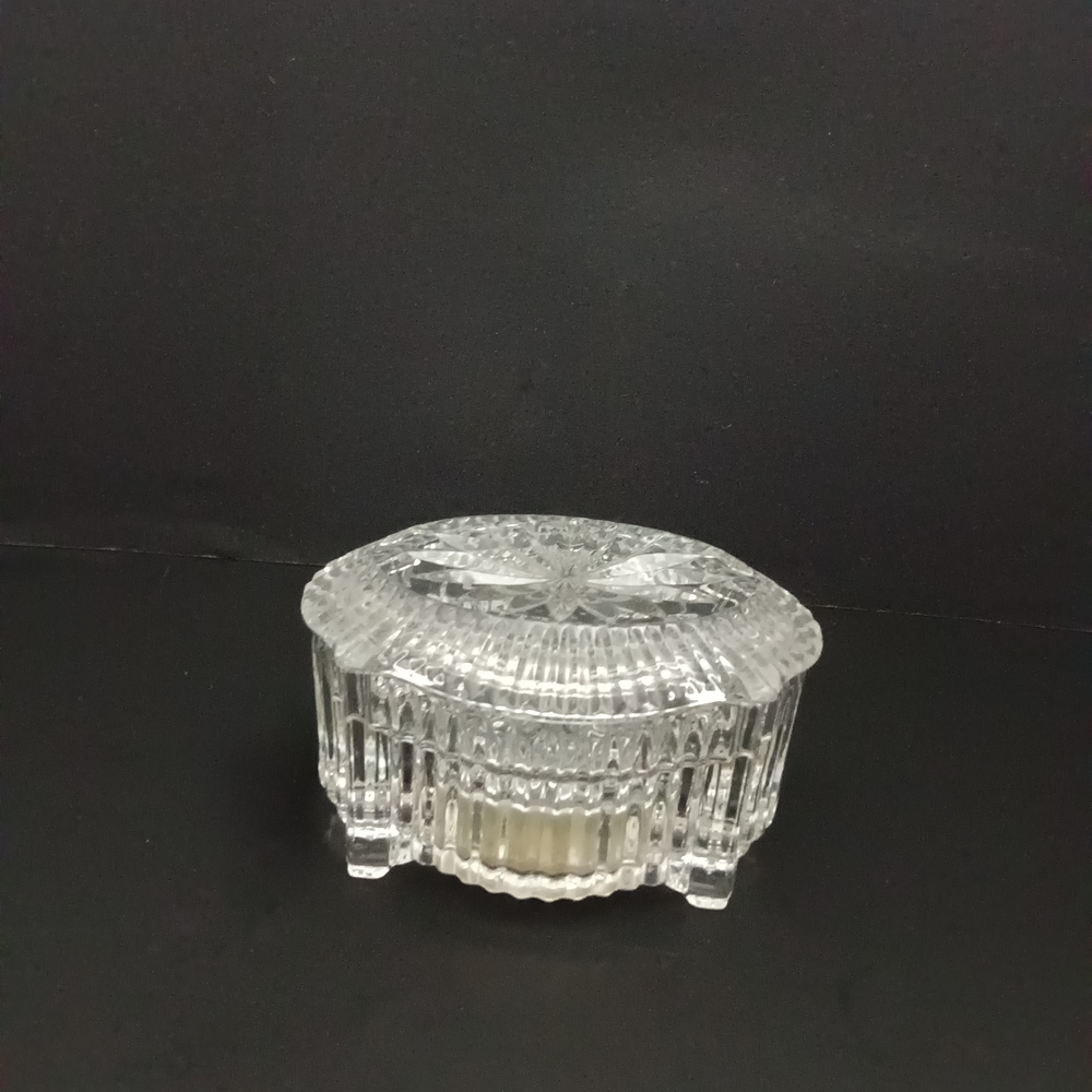 Waterford Crystal Clear Music Box Memory/Cats